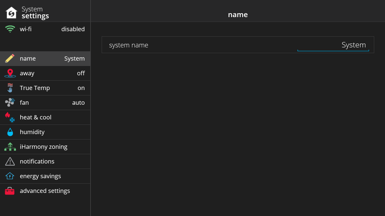 System Name